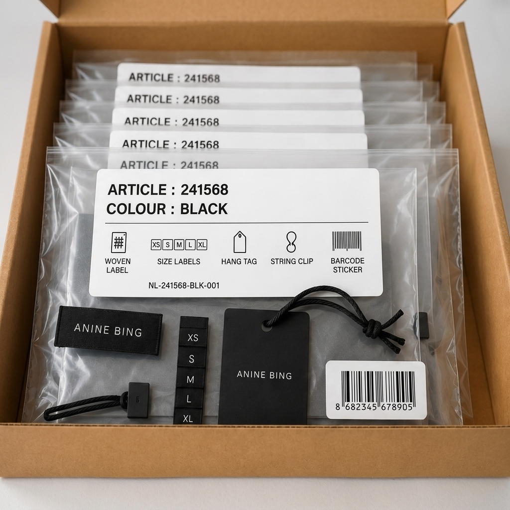 Nova Labels Packed Order