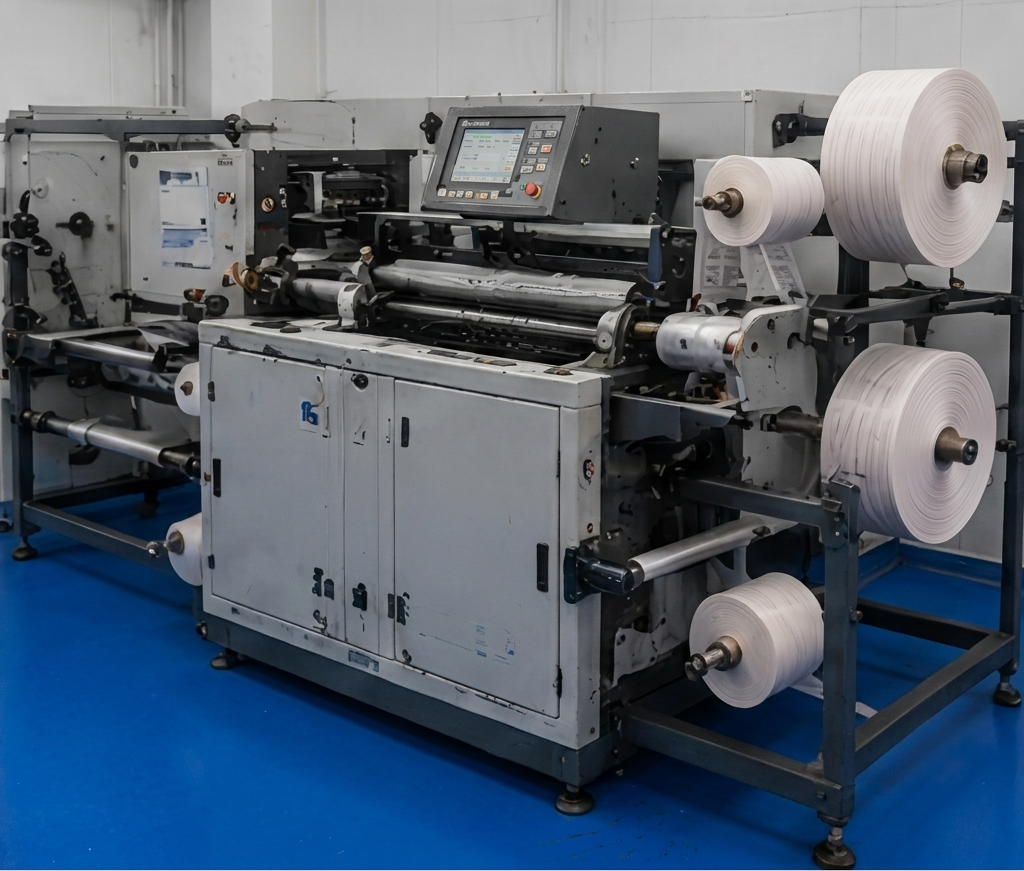 Care labels machine